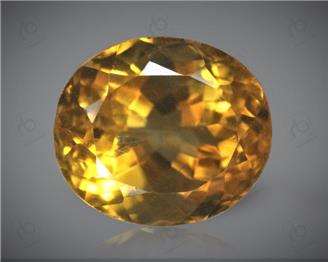 Yellow Citrine Natural Certified  7.19CTS-8542